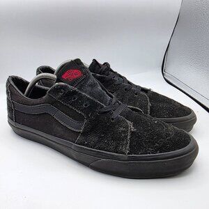 Vans Sk8 Low Mens Size 11 Black Red Skateboard Shoes Casual Lace Up Sneakers